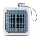 دفاية بمروحة ديلونجي Capsule Desk Ceramic، بقوة 360 وات، ازرق فاتح - HFX10B03.LB