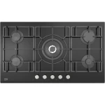 بيكو مسطح غاز 5 شعلة اسود بيلت ان  HISW95226SEL