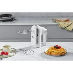 IDO Hand Mixer 500 W with 5 Speeds, White – HM500-WH - Image 2