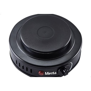 ميانتا موقد مسطح محمول بشعلات صغيرة  HP41325A، 500 وات - اسود