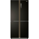 ثلاجة هاير نوفروست، 512 لتر، اسود - HRF-530TDBG