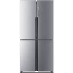 ثلاجة هاير 4 ابواب (فريزر سفلي) سعة 550 لتر -نو فروست-انفرتر ، فضى HRF-565 TDBG