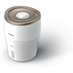 مرطب هواء فيليبس سلسلة ٢٠٠٠ - غرف تصل مساحتها إلى ٣٥ مترًا مربعًا، معدل ترطيب ٢٥٠ مل/ساعة، لون أبيض وشامبانيا - HU4811/90