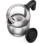Philips Series 5000 Glass Kettle Stainless Steel, Crystal 2200W 1.7L, Mid Entry Glass Kettle Light Status Indicator Hd9339/81 - International warranty - Image 5