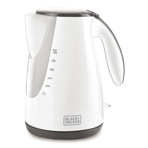 بلاك اند ديكر غلاية كهربائية ستانلس ستيل  JC72-B5، 2000 وات - ابيض