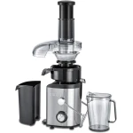 Black+Decker 800W 1.7L Stainles Steel XL Juicer Extractor With Juice Collector Silver/Black Je800-B5 - Image 6