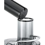 Black+Decker 800W 1.7L Stainles Steel XL Juicer Extractor With Juice Collector Silver/Black Je800-B5 - Image 3