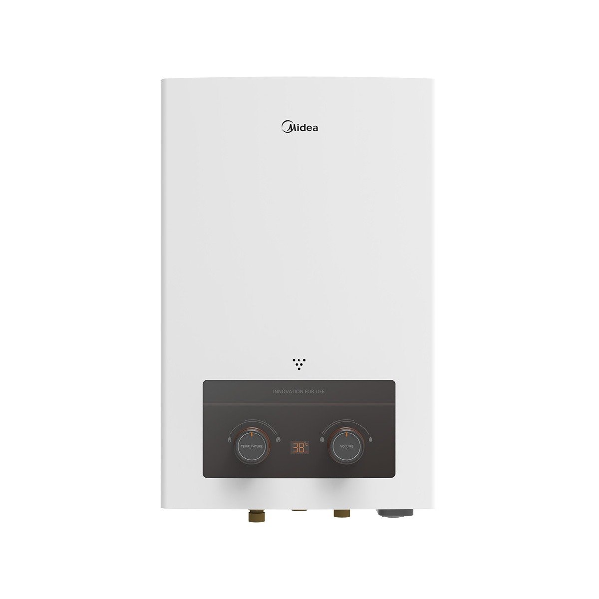 JSZ12-6DHSL سخان مياه غاز ميديا ديجيتال، 6 لتر، ابيض - JSZ12-6DHSL - الصورة 1