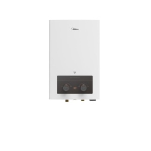 سخان مياه غاز ميديا بمدخنة ديجيتال، 6 لتر، ابيض - JSZ12-6DHSN