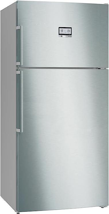 KDN86AI3E9 ثلاجة بوش مع فريزر علوي من سلسلة 6 اينوكس ايزي كلين ، 186×86 سم، موديل KDN86AI3E9