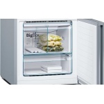 ⁦ثلاجة بوش سيريس4 ديجيتال، نوفروست، 505 لتر، 2 باب، ستانلس ستيل - KGN56CI30U⁩ - الصورة ⁦3⁩