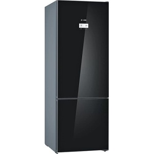 ثلاجة بوش  قائمة بذاتها مع فريزر بالاسفل «كومبي»  سيرى 6، 505 لتر، باب زجاجي، KGN56LB3E9