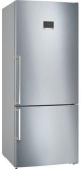 KGN76CI3E8 ثلاجة بوش سيرى 6 بفريزر سفلي، السعة الاجمالية 526 لتر من الستانلس ستيل بمضاد للبصمات)، KGN76CI3E8