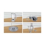 ⁦بوش محضر طعام 1100 وات لون أبيض MC812W620⁩ - الصورة ⁦3⁩