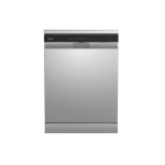 غسالة اطباق ميديا Wi-Fi ديجيتال، 14 فرد، 9 برنامج، فضي - MDWEF1433D(SS)-WI-EG