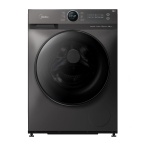 غسالة ملابس ميديا فول اوتوماتيك بتقنية الانفرتر، تحميل امامي، 9 كجم، فضي تيتانيوم - MF200W90B/TT