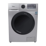 غسالة ملابس ميديا ديجيتال فول اوتوماتيك بتقنية الانفرتر، تحميل امامي، 8 كجم، فضي - MFN09W80B/S