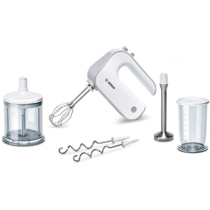 بوش مضرب يدوي مع مفرمةMFQ4080، 500 وات، ابيض