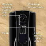 Bosch Hand Mixer 850 Watt Black MFQ4980B - Image 4