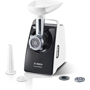 مفرمة لحم بوش كهربائية كومباكت باور ، 2000 وات ، أسود - MFW3X10B