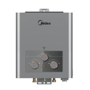 سخان غاز ديجيتال ميديا، 6 لتر، فضي - MGWH06-12MZNEG(S)