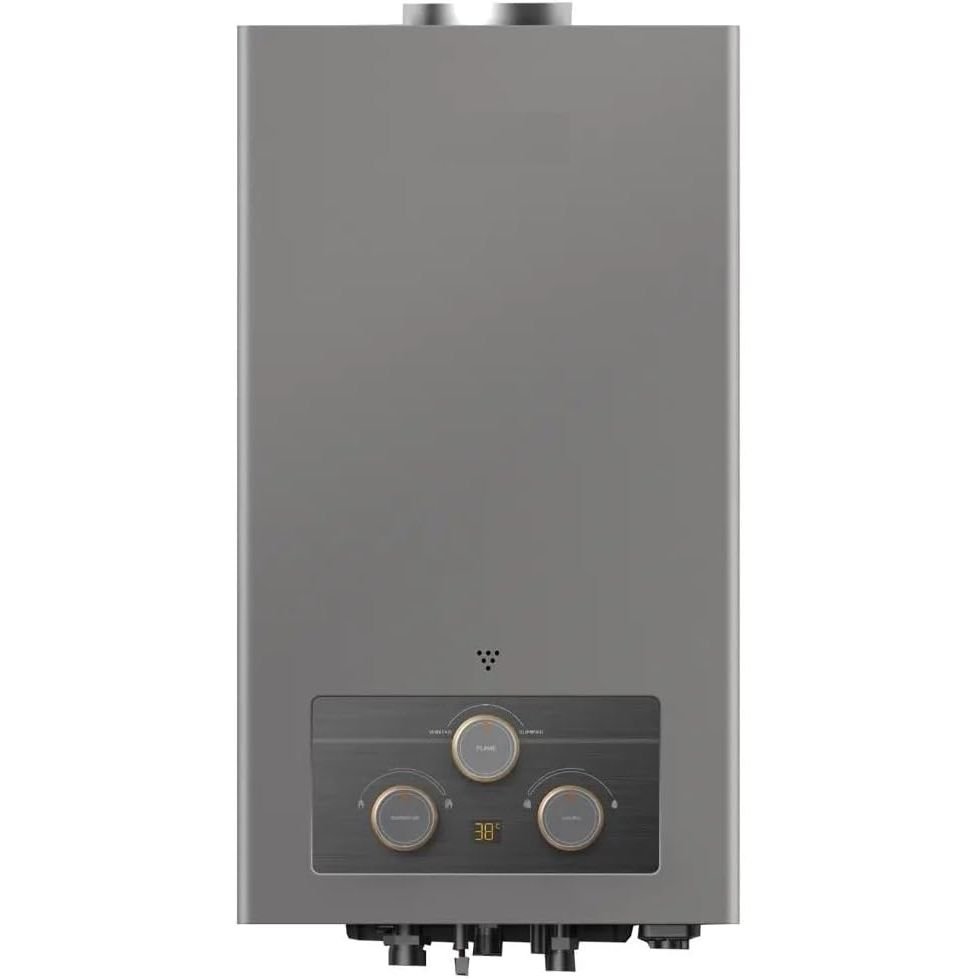 MGWH10-20MDLEGS سخان غاز ميديا، 10 لتر، رمادي - MGWH10-20MDLEG(S)