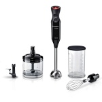 بوش خلاط يدوي MS61B6170، ارجوميكس، 1000 وات، لون اسود مع مفرمة