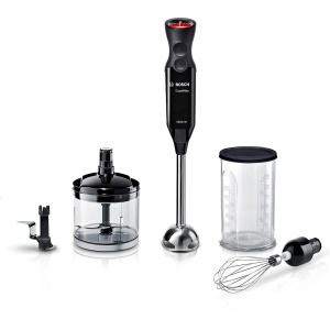 بوش خلاط يدوي MS61B6170، ارجوميكس، 1000 وات، لون اسود مع مفرمة