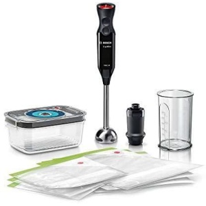 بوش خلاط يدوي إرجوميكس مع نظام تخزين مفرغ1000 وات  ، اسود - MS6CB61V1