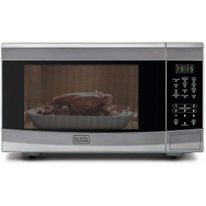 بلاك اند ديكر فرن ميكرويف بشواية- فضي، ‫(42 لتر)، MZ42PGSS-B5
