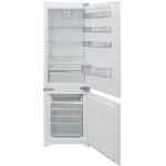 ⁦ثلاجة جرونيا نوفروست مدمجة مع فريزر سفلي، سعة صافية 243 لترًا، تحكم إلكتروني، باب قابل للعكس، NRKI4181P1⁩ - الصورة ⁦2⁩