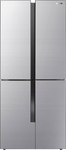 NRM8181MX ثلاجة جرونيا قائمة بذاتها مع فريزر، ٨٠ سم، ٤ أبواب، ستانلس ستيل - NRM8181MX