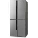 ⁦ثلاجة جرونيا قائمة بذاتها مع فريزر، ٨٠ سم، ٤ أبواب، ستانلس ستيل - NRM8181MX⁩ - الصورة ⁦3⁩