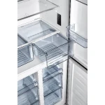 Gorenje Freestanding refrigerator with freezer 80 cm 4 doors stainless steel- NRM8181MX - Image 5