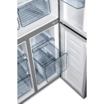 Gorenje Freestanding refrigerator with freezer 80 cm 4 doors stainless steel- NRM8181MX - Image 6