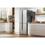 Gorenje Freestanding refrigerator with freezer 80 cm 4 doors stainless steel- NRM8181MX - Image 7