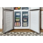 Gorenje Freestanding refrigerator with freezer 80 cm 4 doors stainless steel- NRM8181MX - Image 9