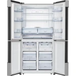 Gorenje Freestanding refrigerator with freezer, 90 cm 4 doors, stainless steel- NRM9181UX - Image 3