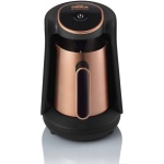 ارزوم اوكا - ماكينة قهوة تركى بـــــ وش منيوا برو - اسود/نحاسى - OK0010