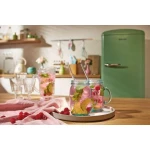 Gorenje Fridge, Mechanic control, CrispZone with HumidityControl, IonAir with DynamiCooling, LED strip by side, 4 glass shelves-Green ORB153OL - Image 7