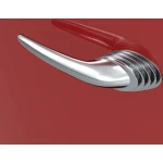 Gorenje Fridge, Mechanic control, CrispZone with HumidityControl, IonAir with DynamiCooling, LED strip by side, 4 glass shelves-Red ORB153R - Image 6