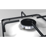 ⁦بوش مسطح غاز بلت إن 4 شعلة 60 سم لون ابيض تحكم جانبي PBP6C2B80O⁩ - الصورة ⁦3⁩