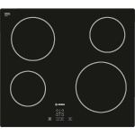 بوش مسطح كهرباء بلت إن رادينت 60 سم تحكم باللمس أسود PKE611D17E
