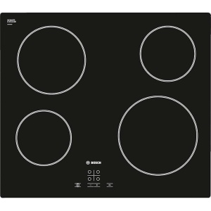 بوش مسطح كهرباء بلت إن رادينت 60 سم تحكم باللمس أسود PKE611D17E