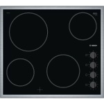 بوش مسطح كهرباء بلت إن رادينت 60 سم تحكم في المقبض أسود PKE645CA1E