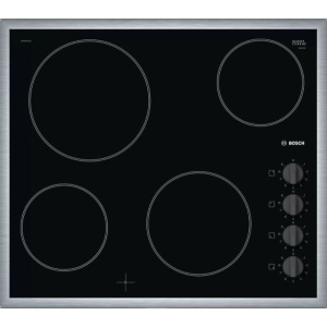 بوش مسطح كهرباء بلت إن رادينت 60 سم تحكم في المقبض أسود PKE645CA1E