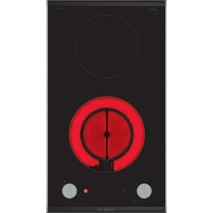 مسطح كهرباء بوش بلت ان دومينو، 2 شعلة، 30 سم، اسود - PKF375CA2E