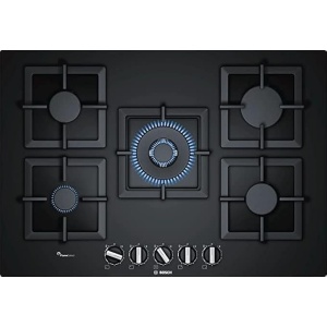 بوش مسطح غاز بلت إن 5 شعلة 75 سم لون أسود زجاج PPQ7A6B20
