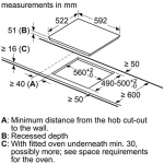 ⁦بوش مسطح كهرباء بلت إن اندكشن 60 سم تحكم باللمس أسود PUE611BB1E⁩ - الصورة ⁦5⁩