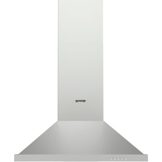 PWHC628EX شفاط جرونيا مدمج، شفاط مدخنة، 60 سم، ستانلس ستيل، 3 سرعات، قوة شفط 298 متر مكعب/ساعة - PWHC628EX